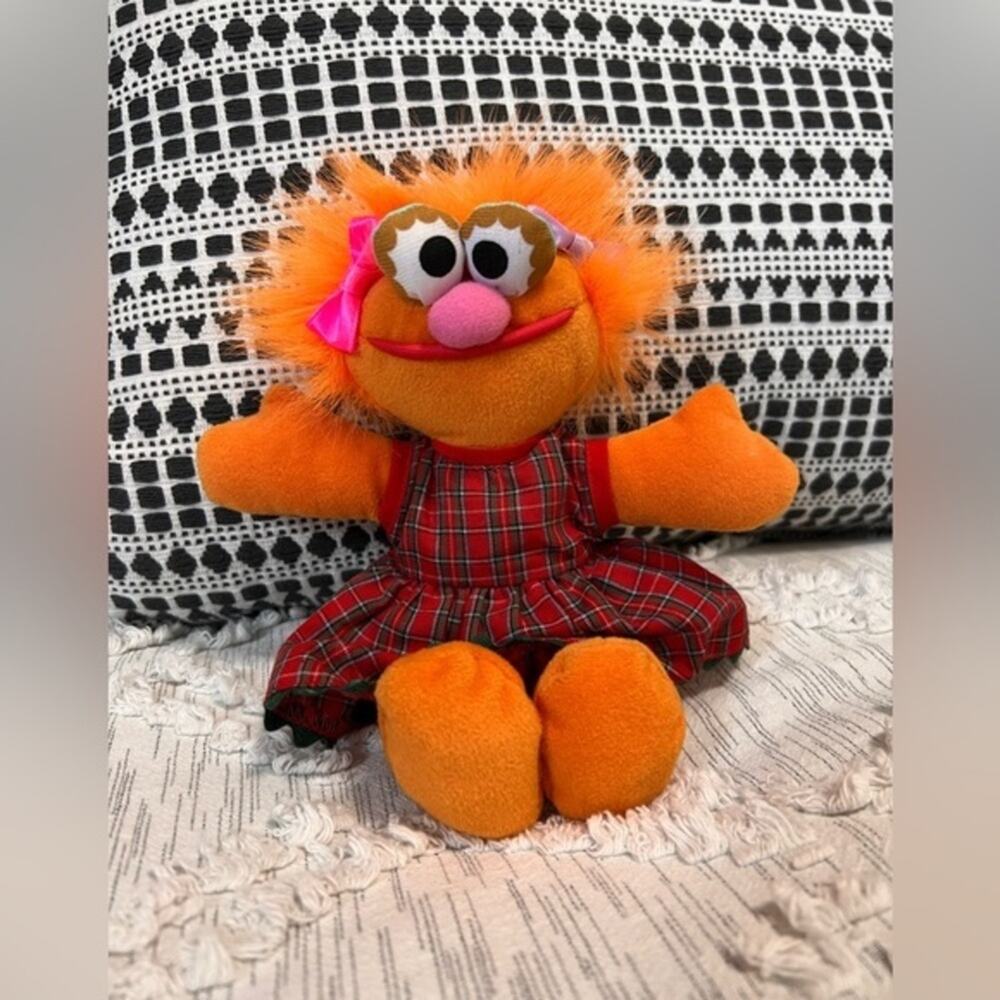 Vintage 1997 Sesame Street Beans‎ Zoe Plush TYCO